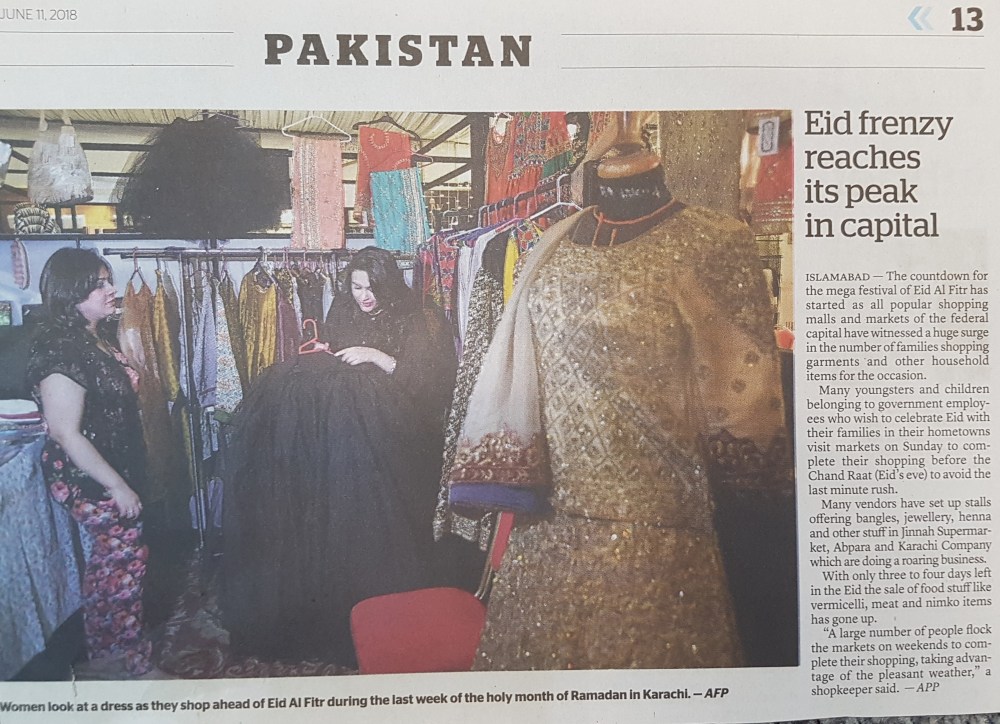 Eid shopping Karachi