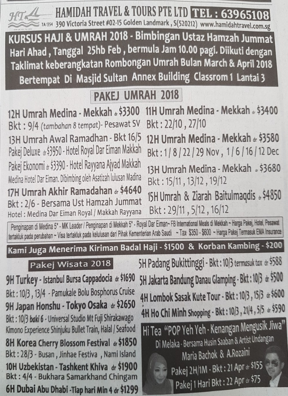 Hamidah Travel Umrah 2018