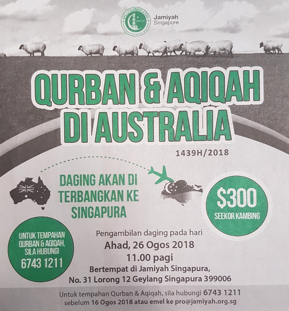 Kurban Jamiyah Singapura