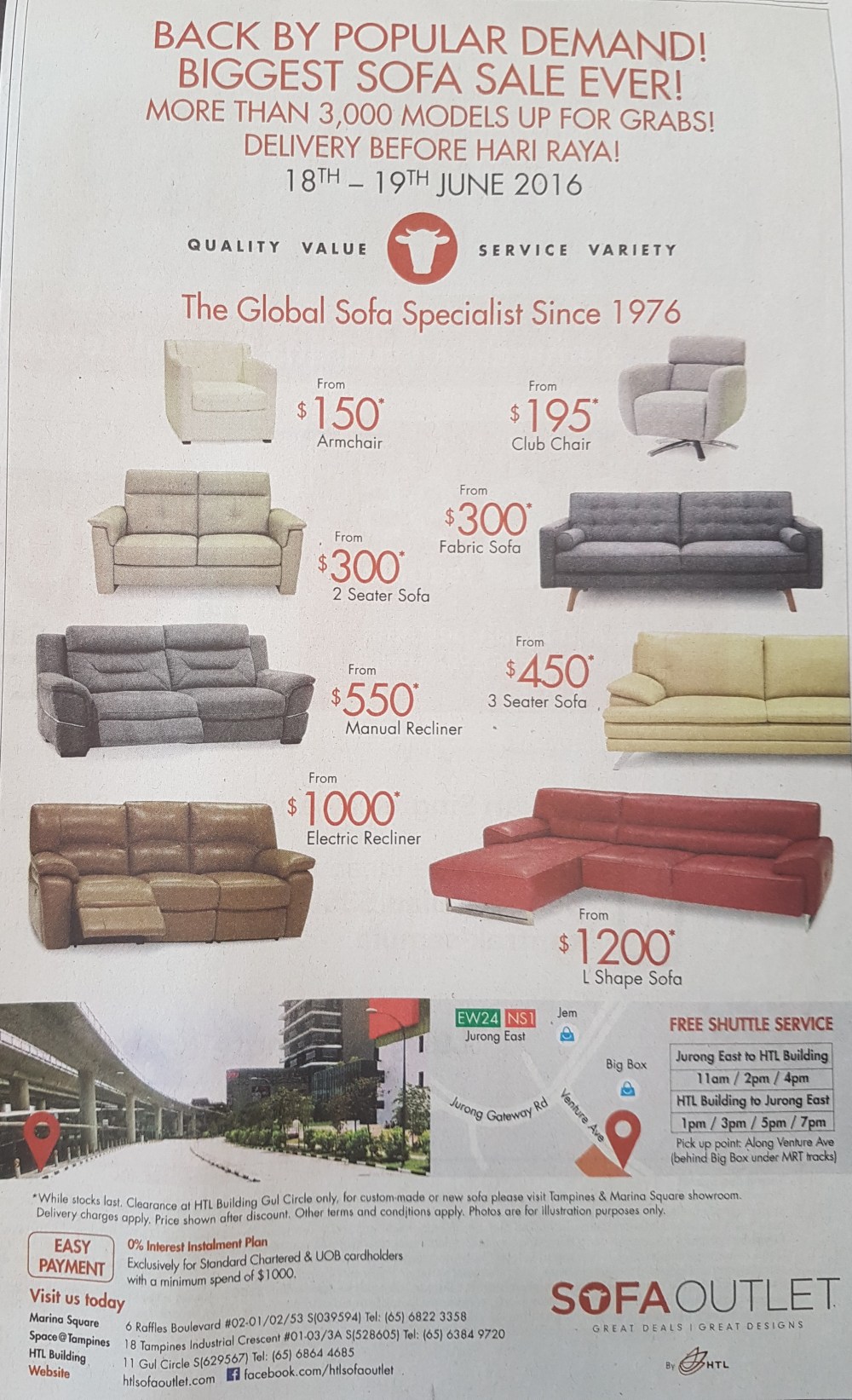 Sofa Outlet Hari Raya