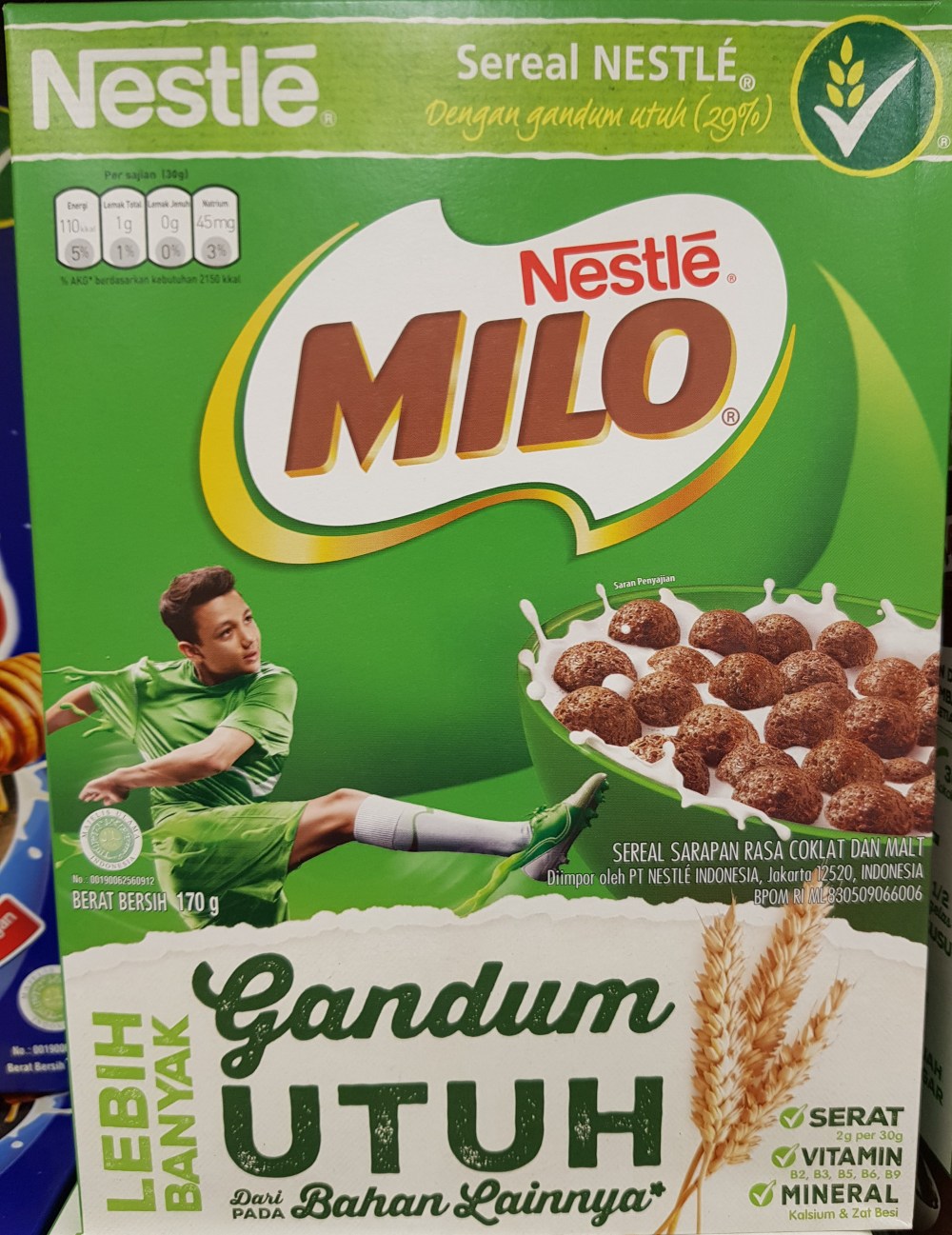 Milo cereals bahasa