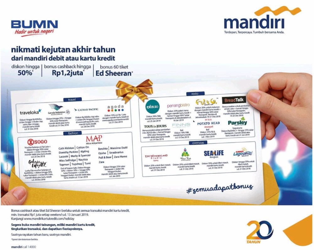 bank mandiri offers