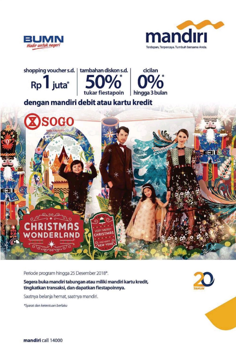 bank mandiri sogo christmas