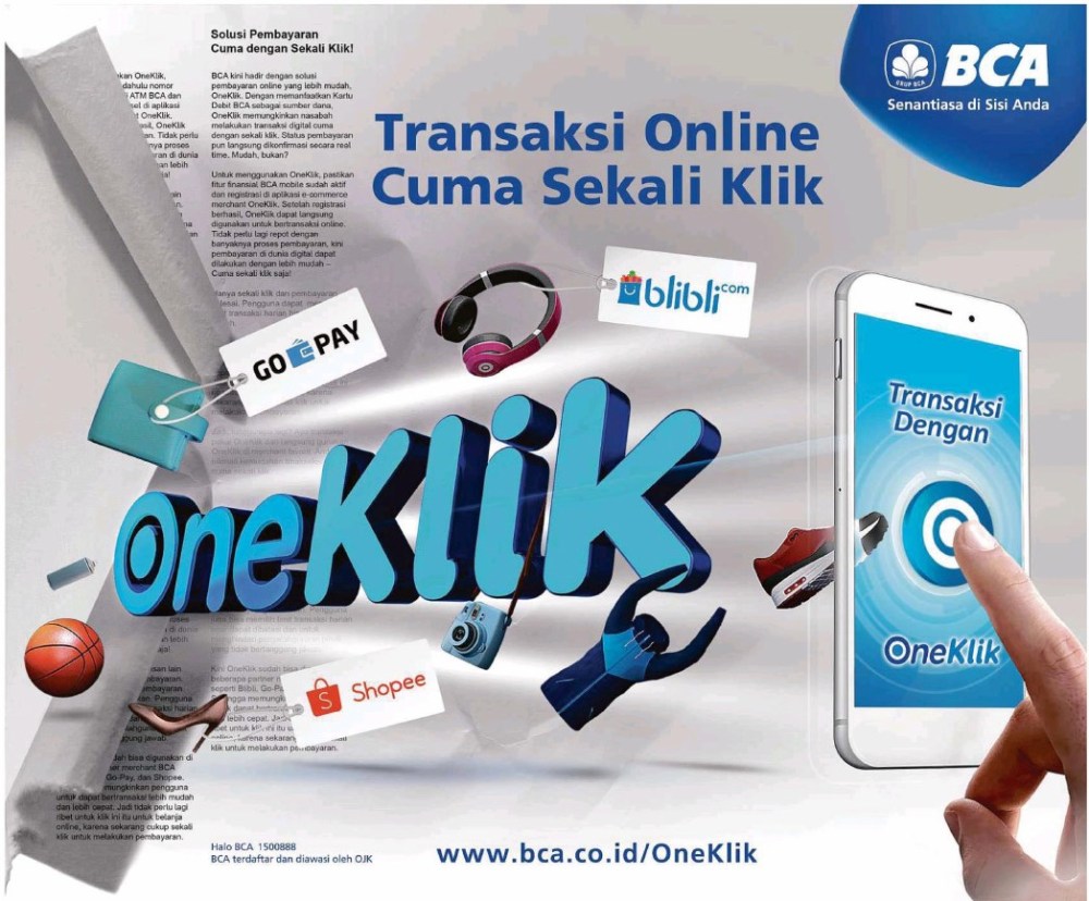 bca one klik