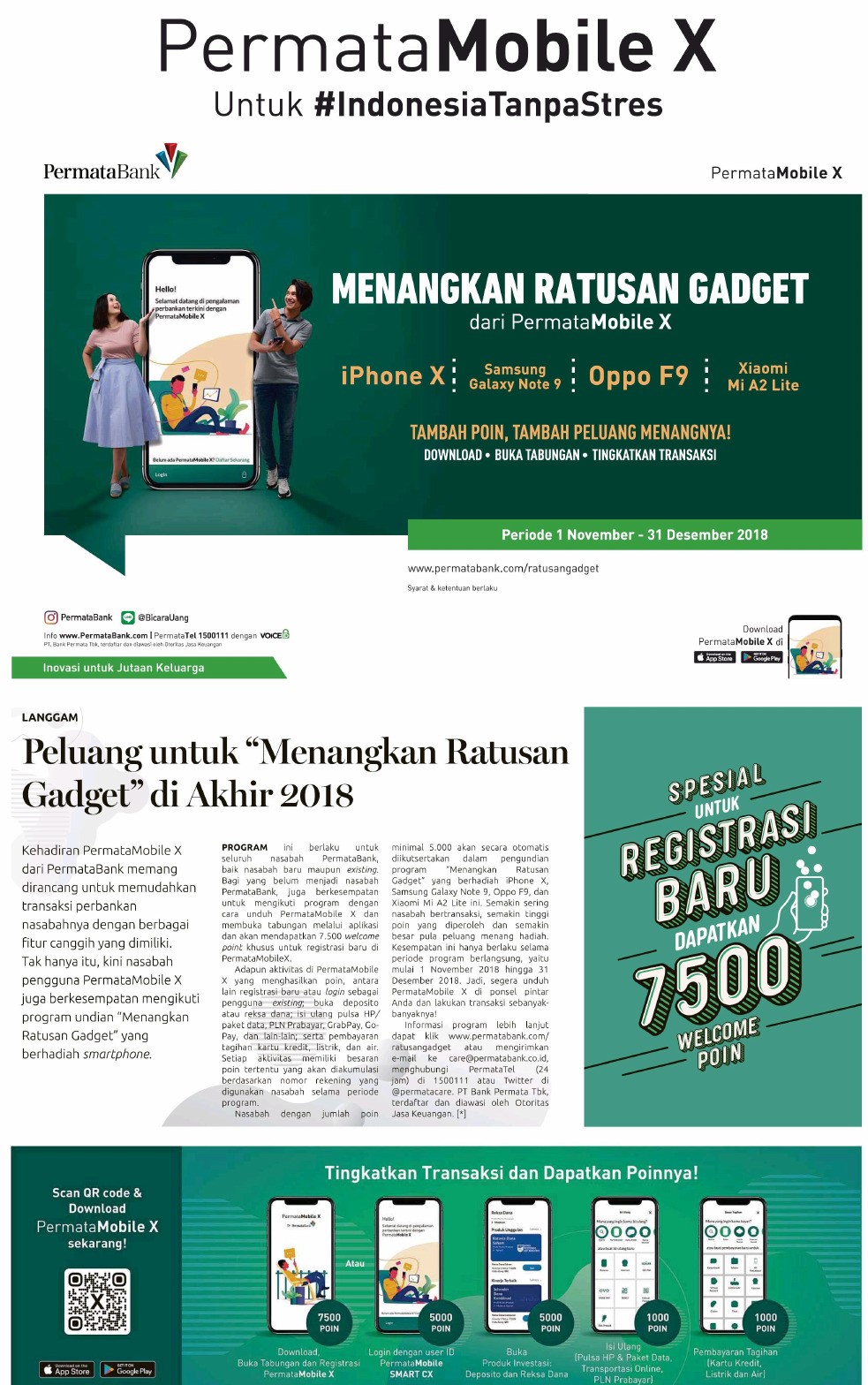 permata bank mobile x 4